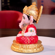 Sumukha Ganesh – 4 Inch Hand-Painted Idol