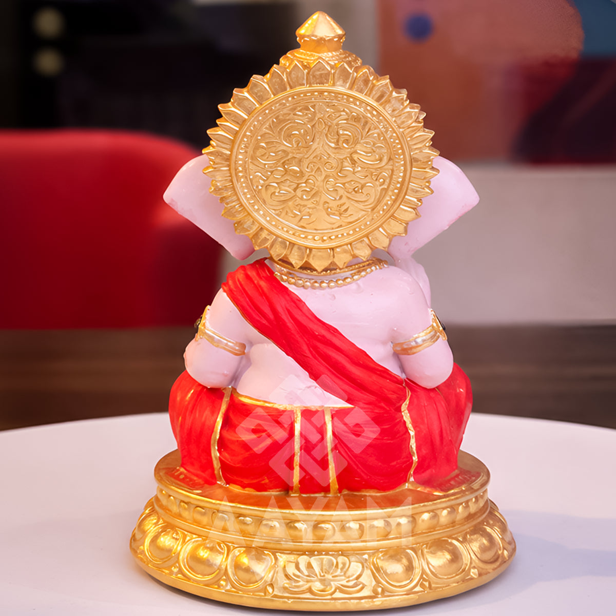 Sumukha Ganesh – 4 Inch Hand-Painted Idol