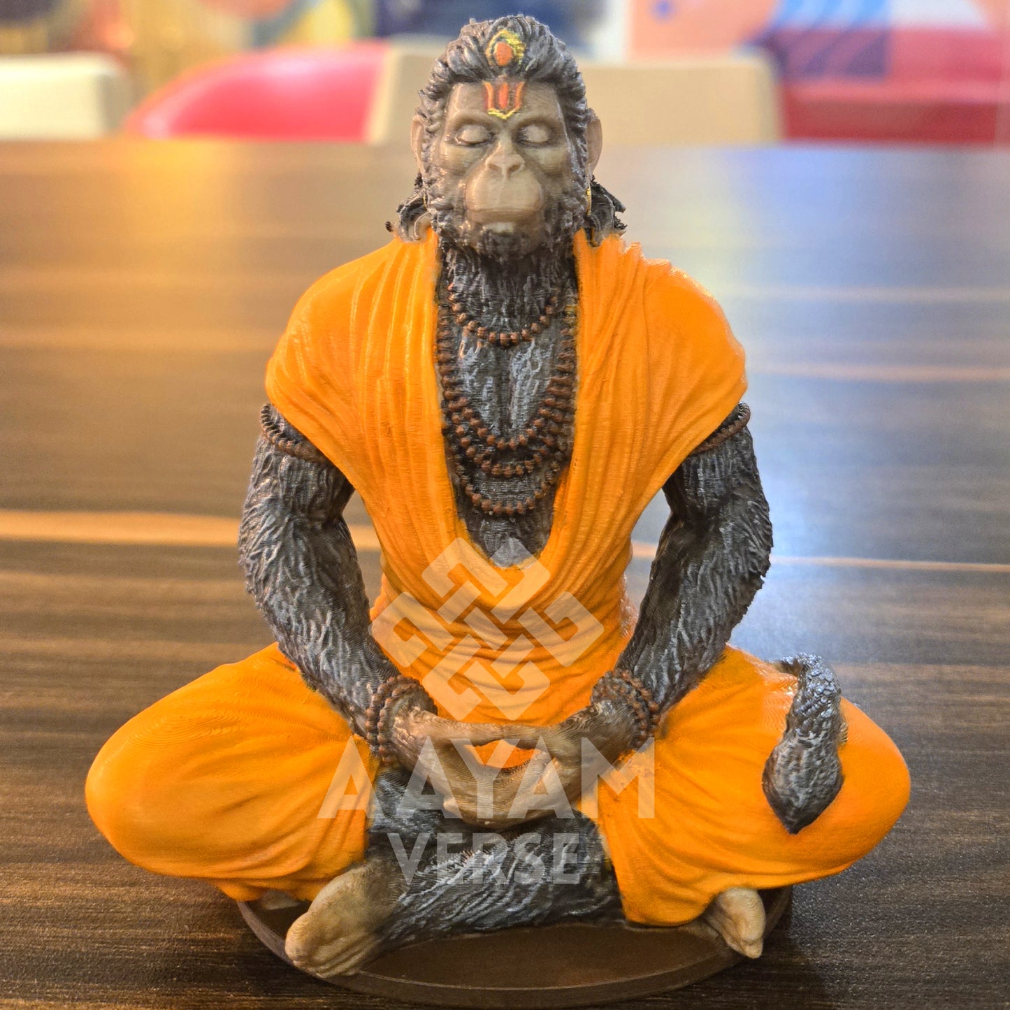 Hanuman Ji – Divine Strength Edition | 4 Inch Car Dashboard Murti | AayamVerse