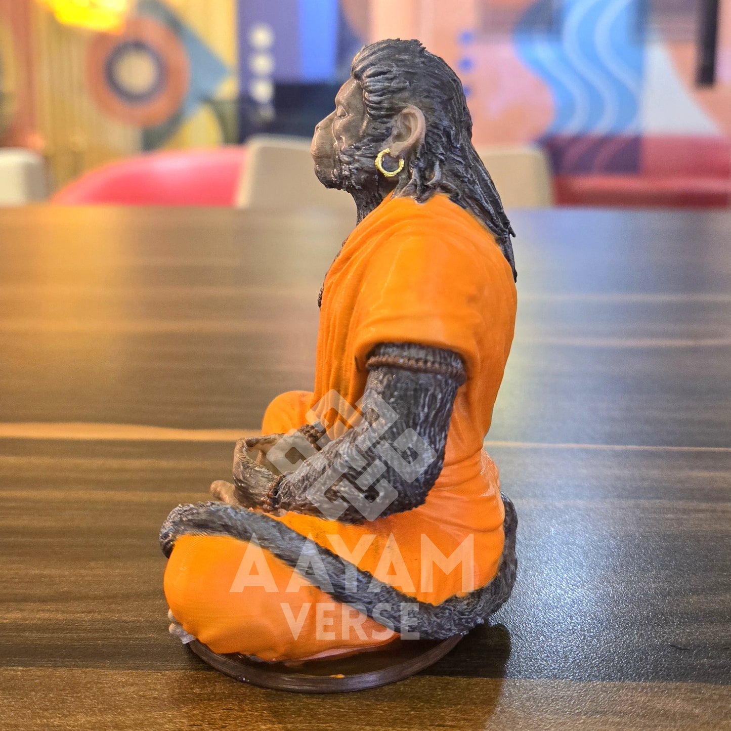 Hanuman Ji – Divine Strength Edition | 4 Inch Car Dashboard Murti | AayamVerse