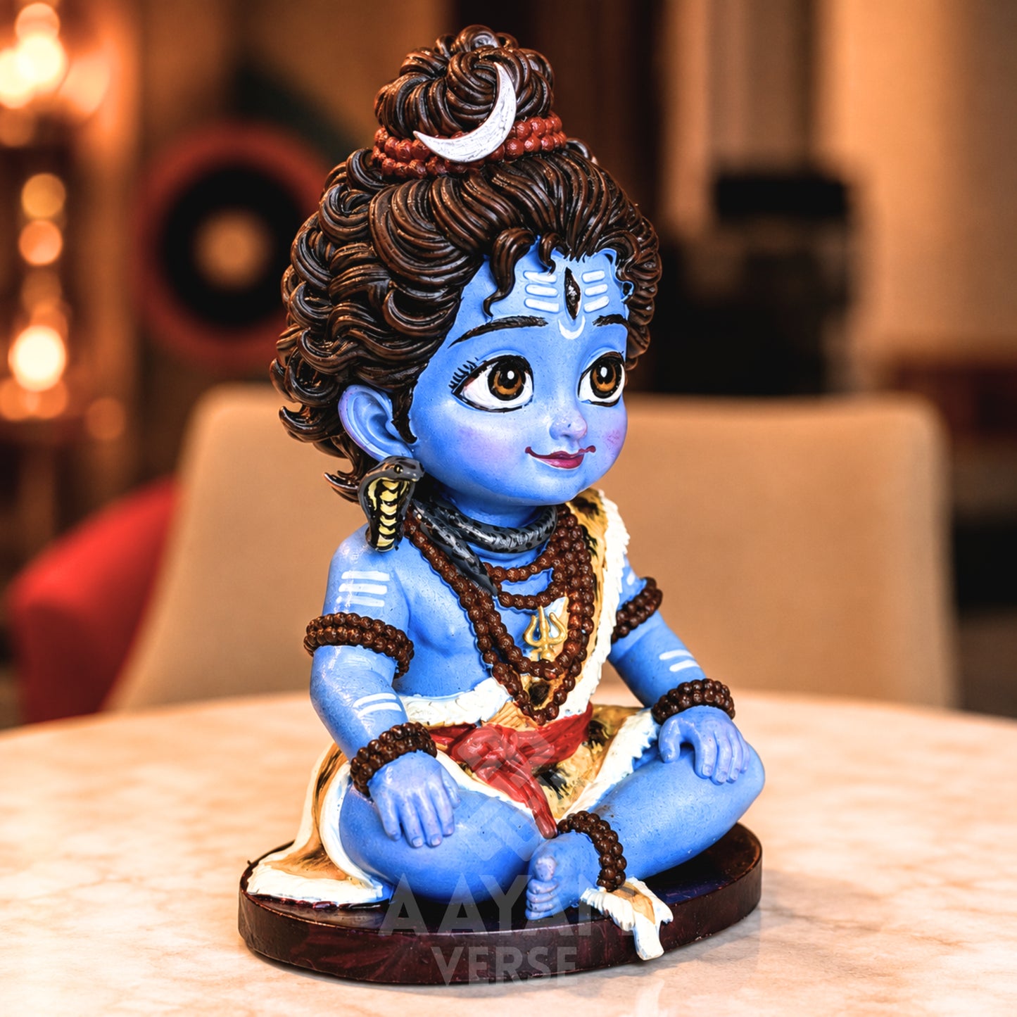 Bal Mahadev – Balroop Blessings 3.5 Inch Premium UV Resin Car Dashboard Idol