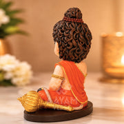 Balveer Hanuman Ji – Balroop Blessings 3.5 Inch Premium UV Resin Car Dashboard Idol