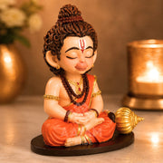 Balveer Hanuman Ji – Balroop Blessings 3.5 Inch Premium UV Resin Car Dashboard Idol