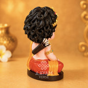AayamVerse Ayodhya Nandan Ram Ji Murti for Car Dashboard | 3.5 Inch Premium Resin Idol | Balroop Ram Statue with Bow | Hand-Painted Hindu God Murti for Home Decor, Office Desk, Temple & Gifting