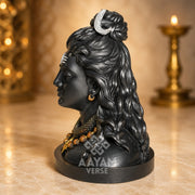 Side Profile Premium Resin Shiva Bust Statue