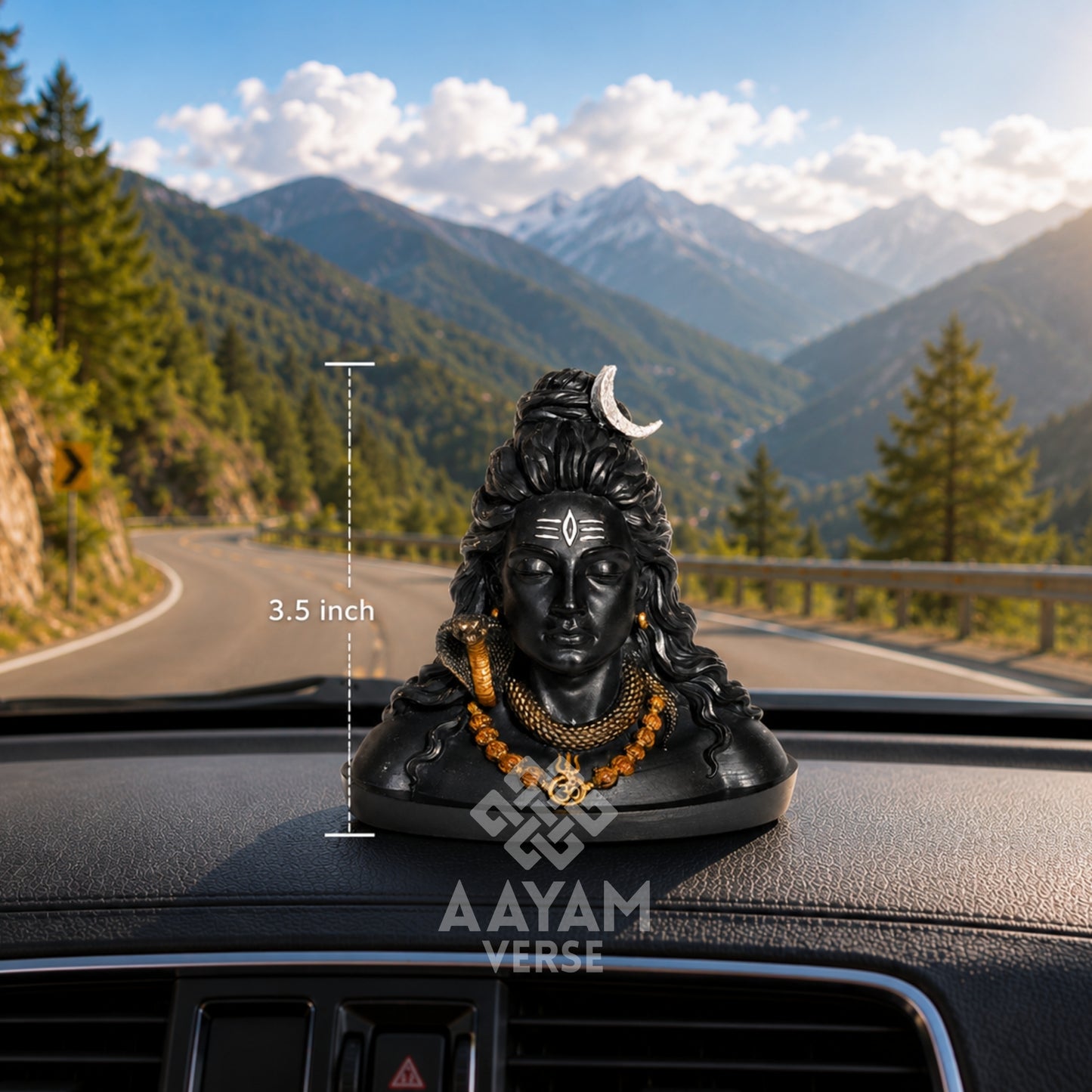 Compact 3.5 Inch Car Dashboard Idol