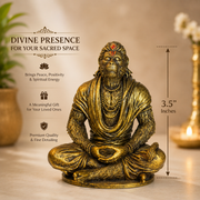 Hanuman Ji Divine Edition – Antique Look (3.5 Inch, Resin)