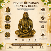 Hanuman Ji Divine Edition – Antique Look (3.5 Inch, Resin)