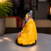 AAYAMVERSE Premanand Maharaj Ji Resin Idol-3.5 Inch | Hand-Painted Spiritual Idol for Car Dashboard, Home Temple & Office Decor