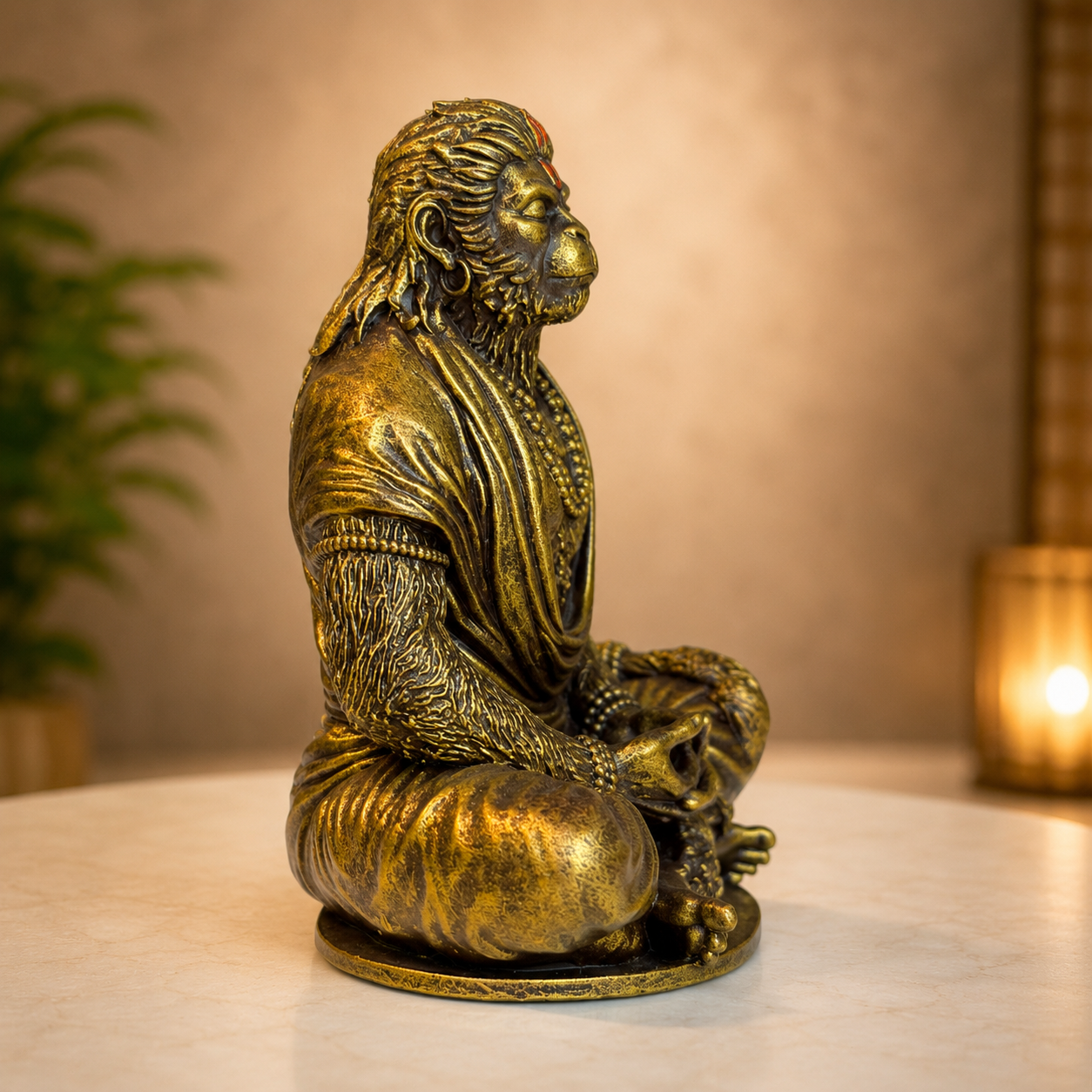 Hanuman Ji Divine Edition – Antique Look (3.5 Inch, Resin)